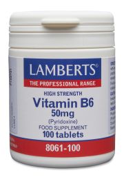 Vitamin B6 (pyridoxin) 50 mg tabletter (100 tabletter)