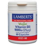 Vegan Vitamin D3 1000iu (25µg) - 90 kapslar