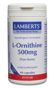L-ornitin hydroklorid 500mg (60 kapslar)     