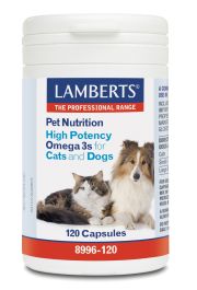 Omega 3 food supplement for cats & dogs - 120 Caps 
